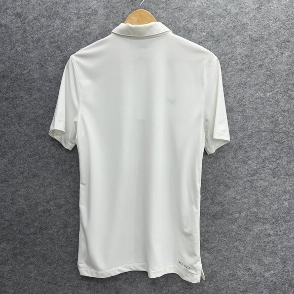 NIKE Golf Dri-Fit Men's Activewear Top Tennis Golf Pickleball, White Size S, NEW - Picture 3 of 11